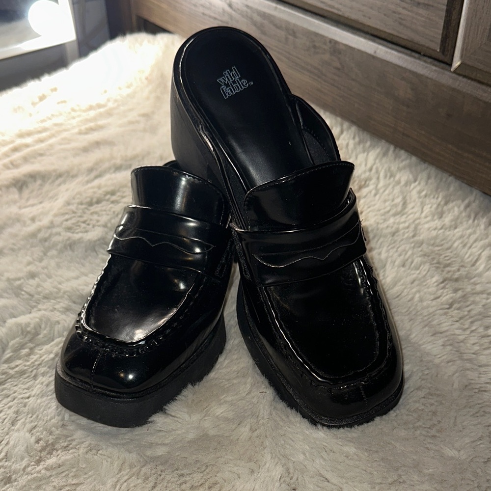 Wild Fable Black Loafers